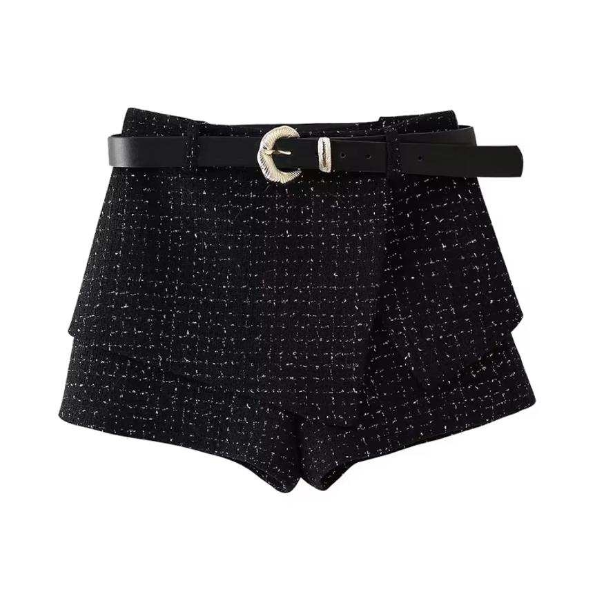 Rebecca Tweed Suit (Vest/Skirt-shorts)