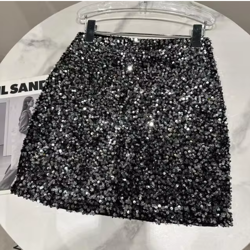 Eva Sequin Skirt