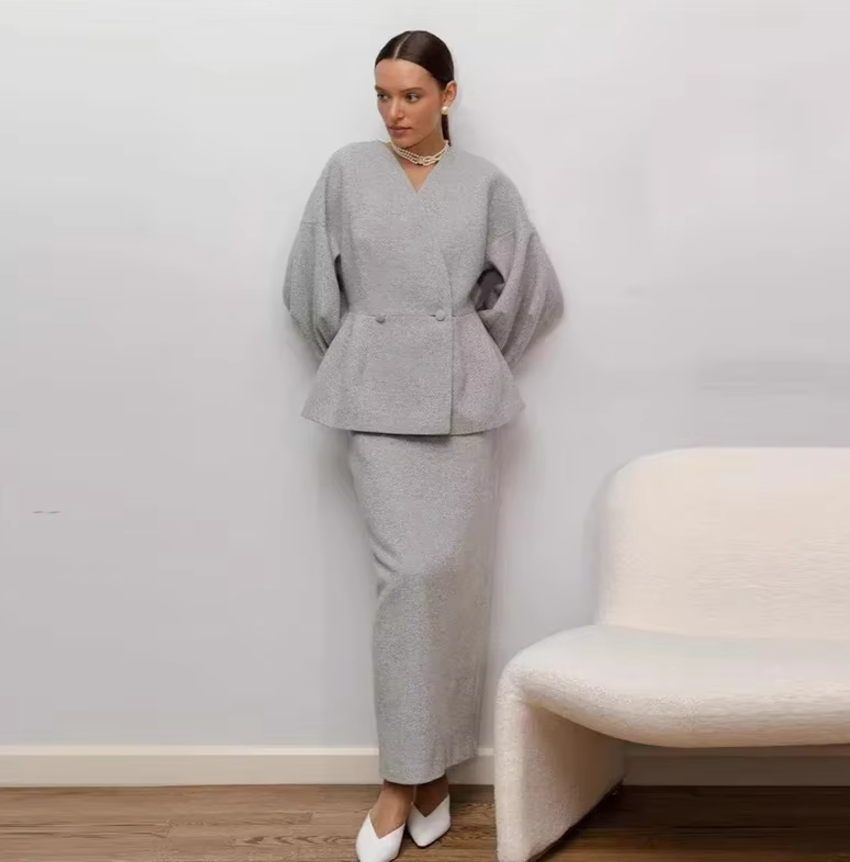 Margaret Elegant Set (Jacket/Skirt)