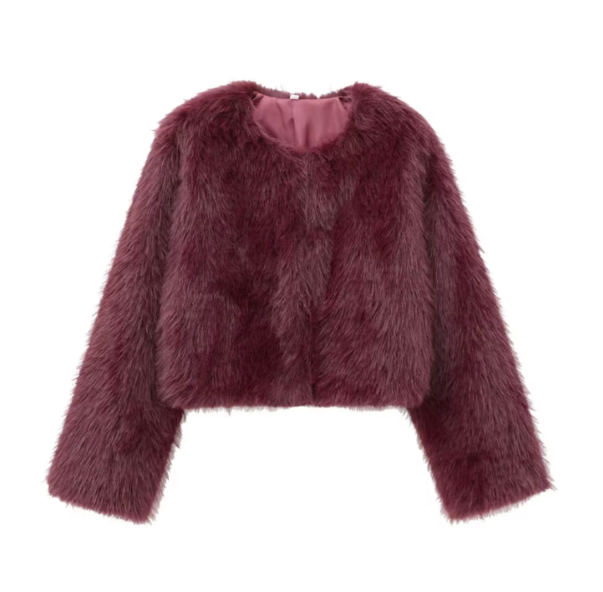 Short Faux Fur Coat