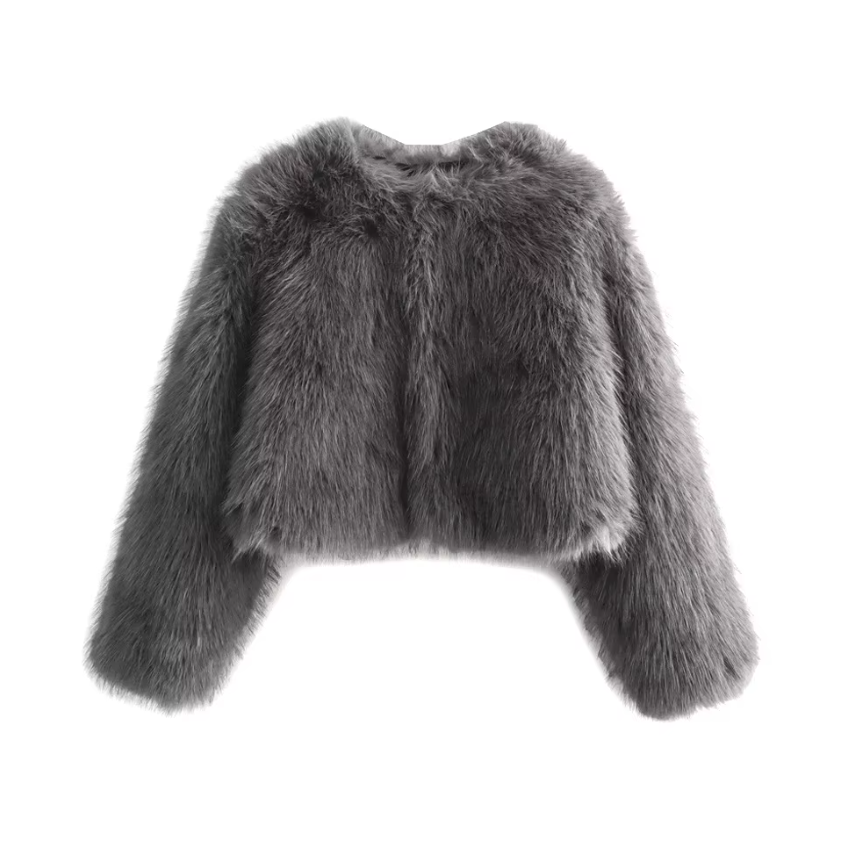 Short Faux Fur Coat