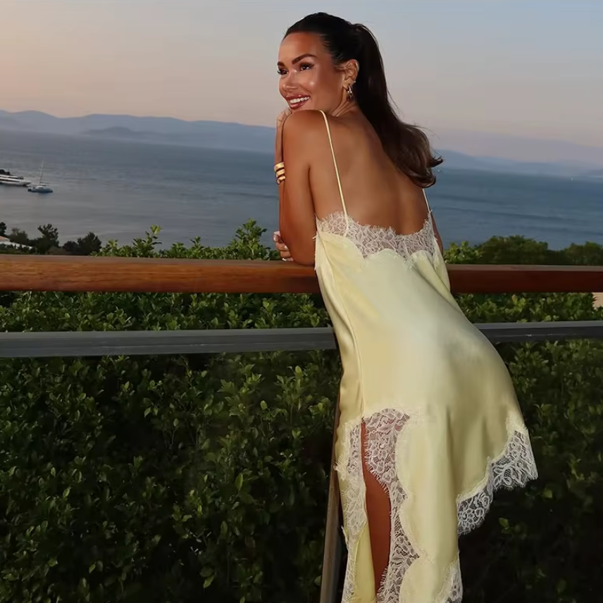 Christine Asymmetric  Dress 