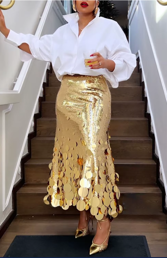 Kristina Sequins Skirts