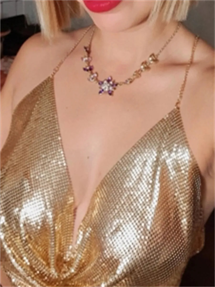 Gail Shiny Top
