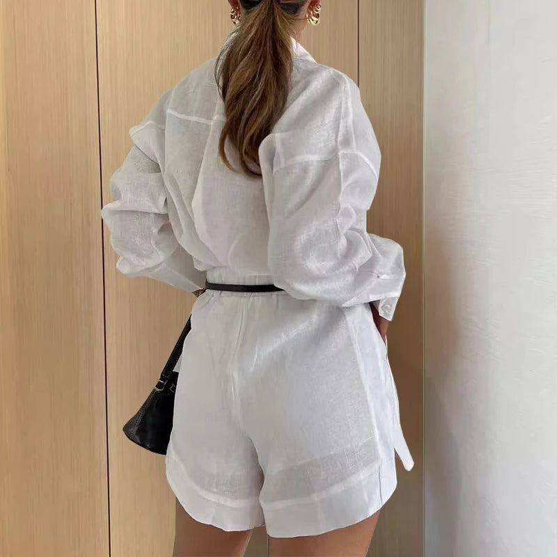 Suzanne Set (Blouse/Shorts)
