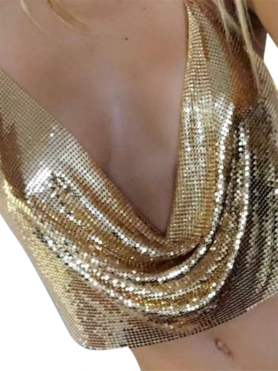 Gail Shiny Top