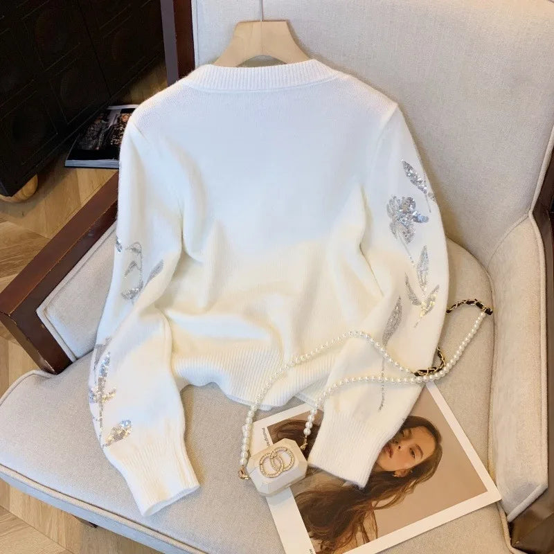 Julia Sequin Sweater