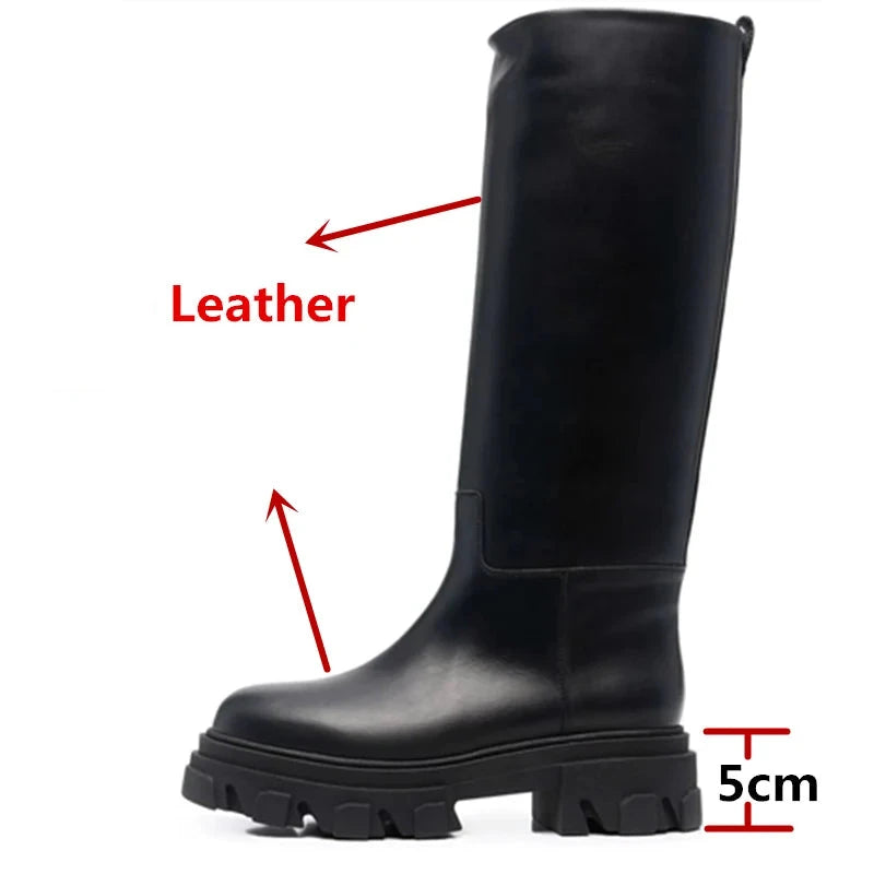 Audrey Boots (Genuine Leather)