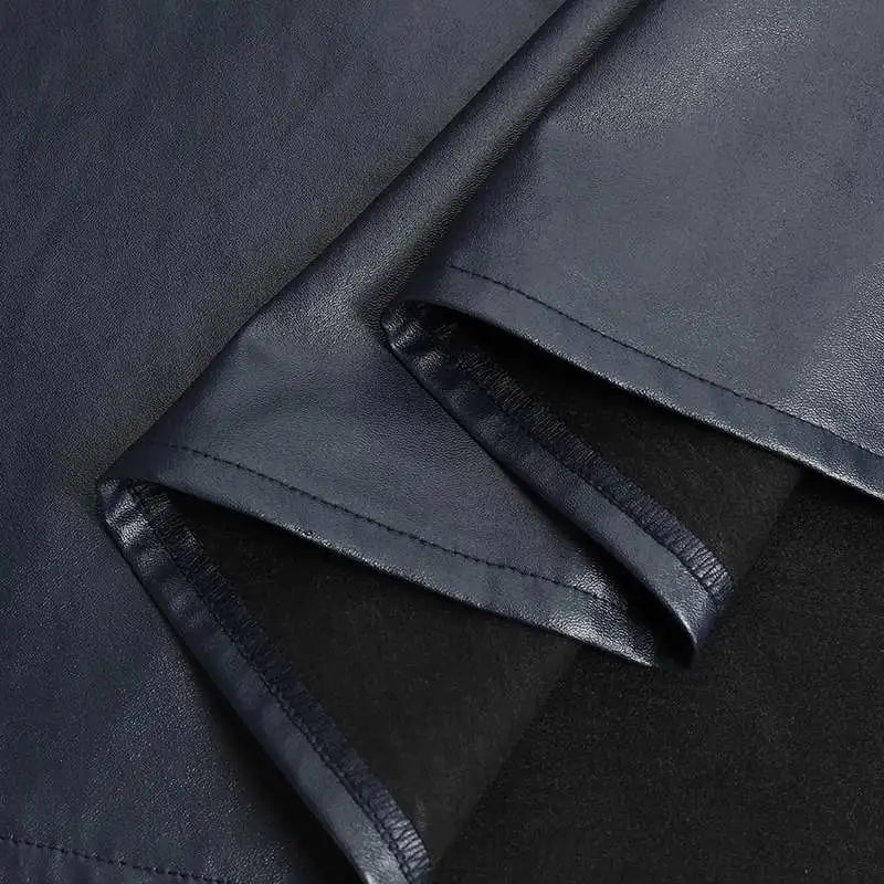 Evelyn Leather Skirt