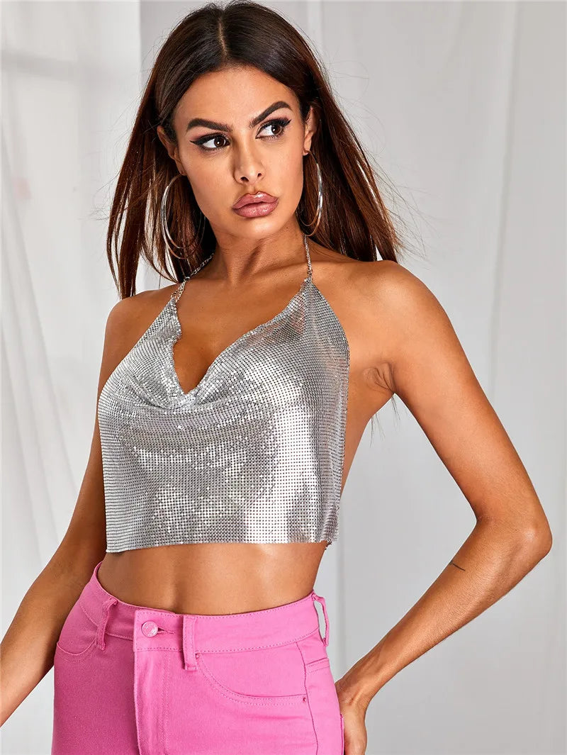 Gail Shiny Top