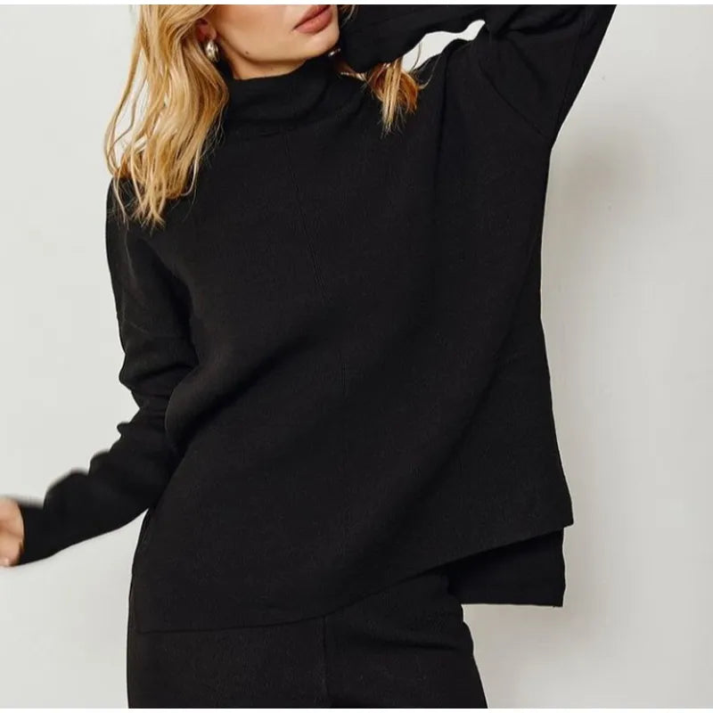 Suzanne Knitted Set (Sweater/Pants)