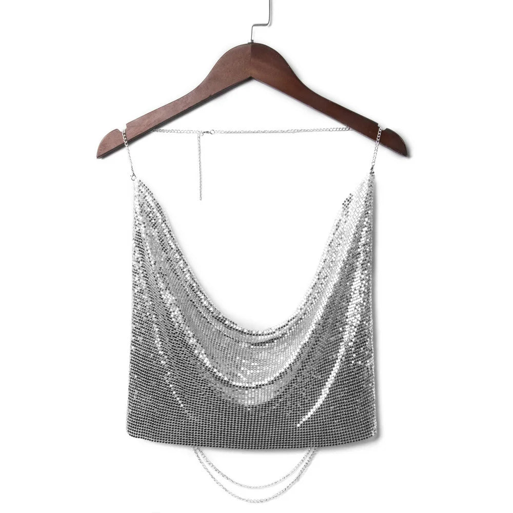 Gail Shiny Top