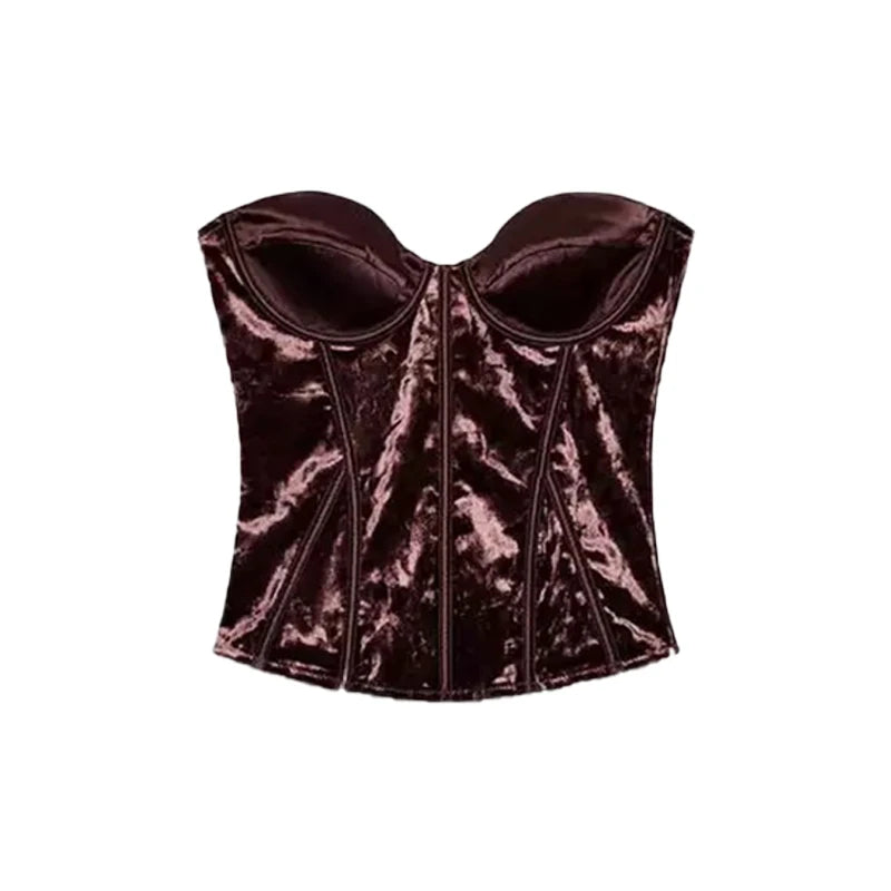 Heather Set (Skirt/Velvet Top)