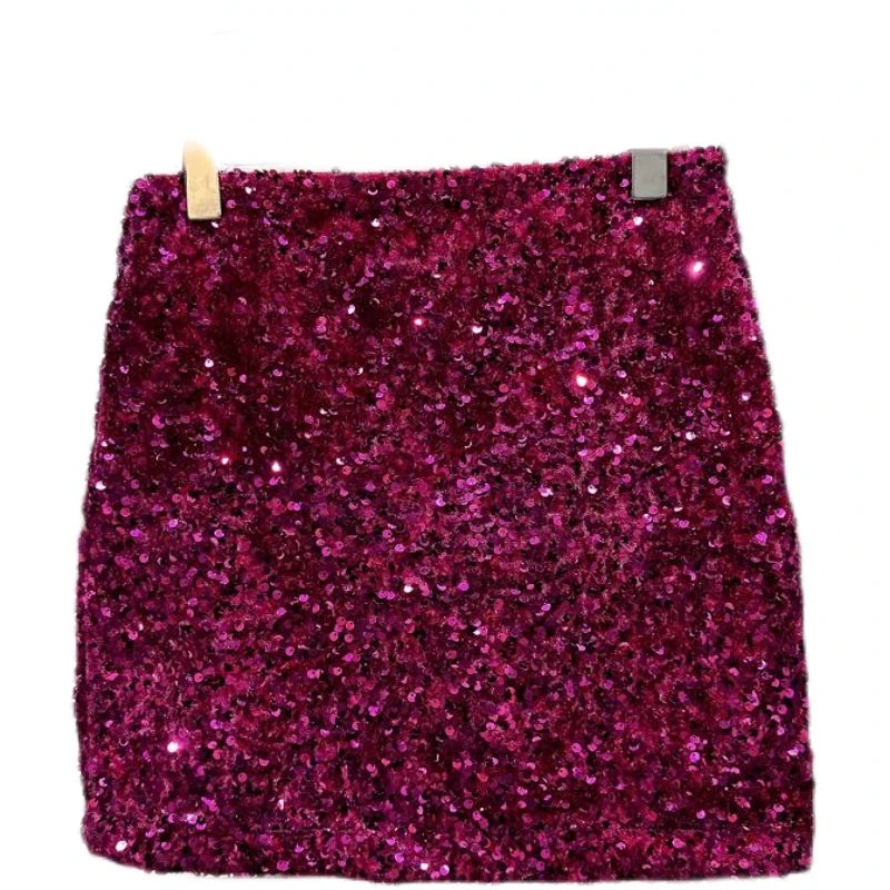 Eva Sequin Skirt