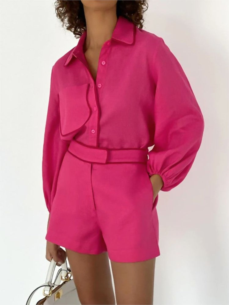 Sally Set (Blouse/Shorts)