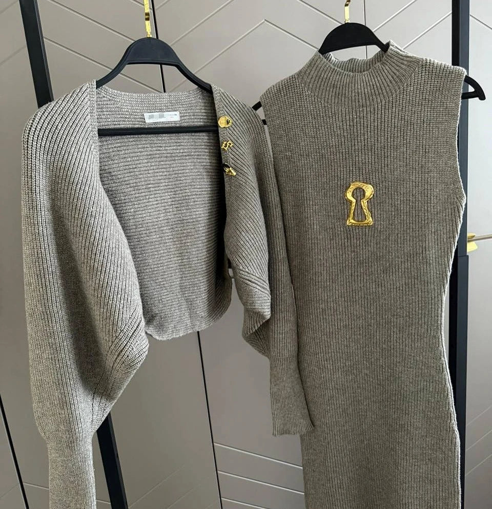 Maria Set (Dress/Cardigan)