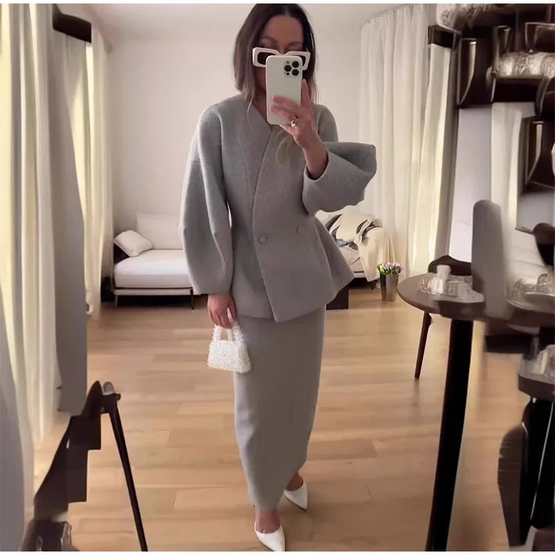 Margaret Elegant Set (Jacket/Skirt)