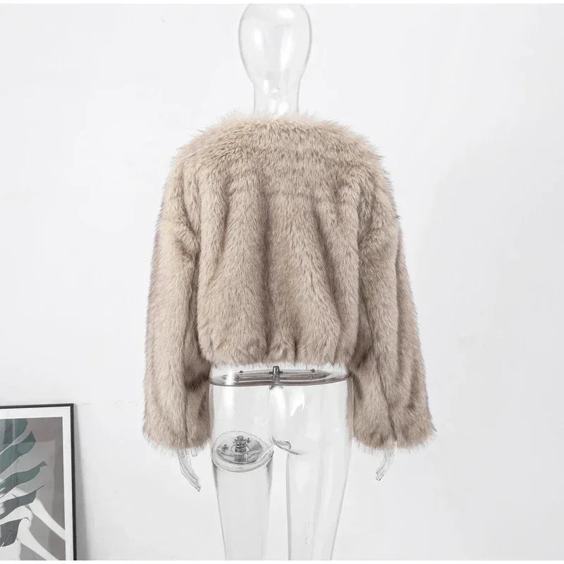 Short Faux Fur Coat
