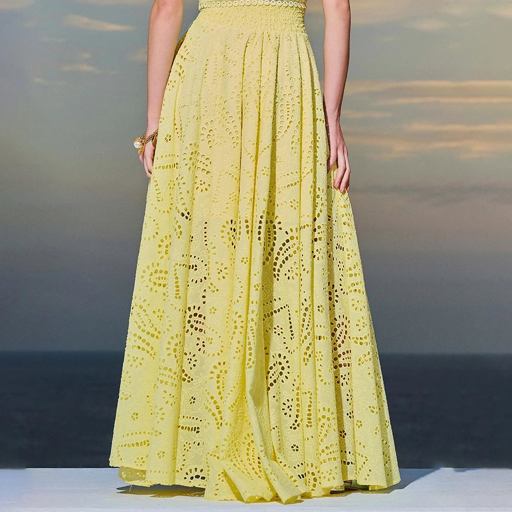 Stephanie Cotton Set (Top/Skirt)