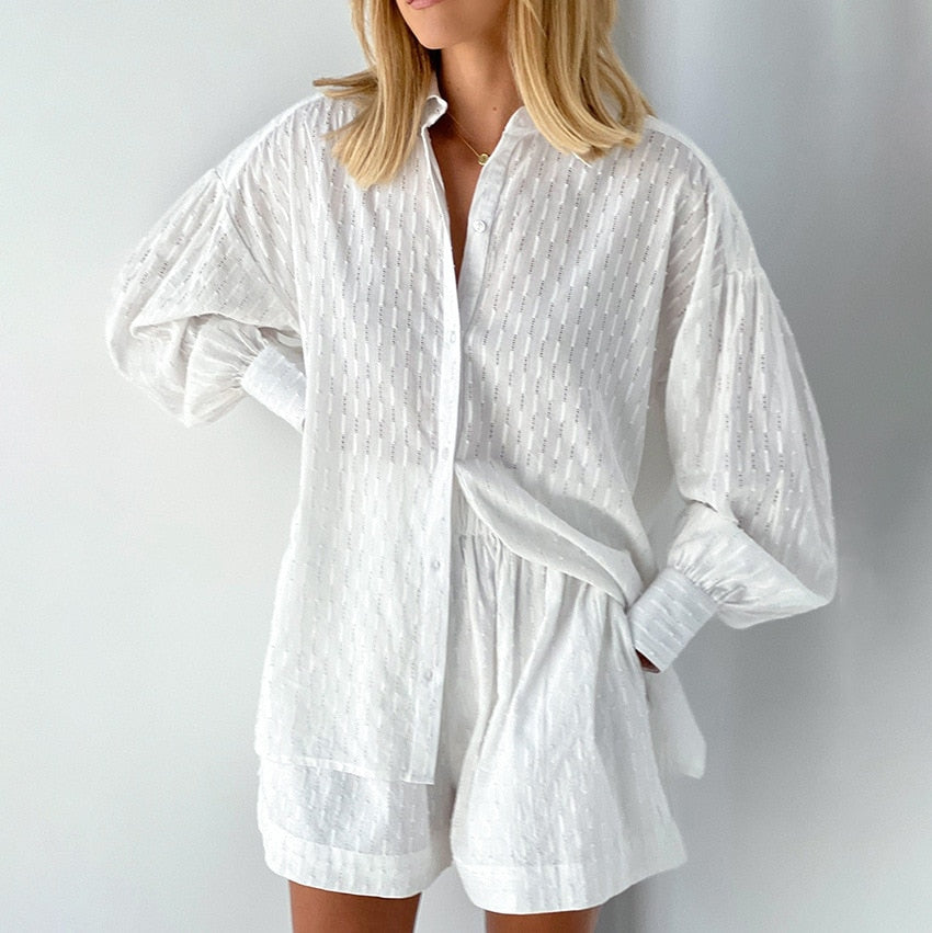 Meghan Set (Blouse/Shorts)