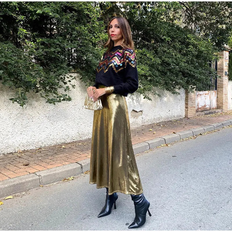 Amanda Sequins Knitted Cardigan