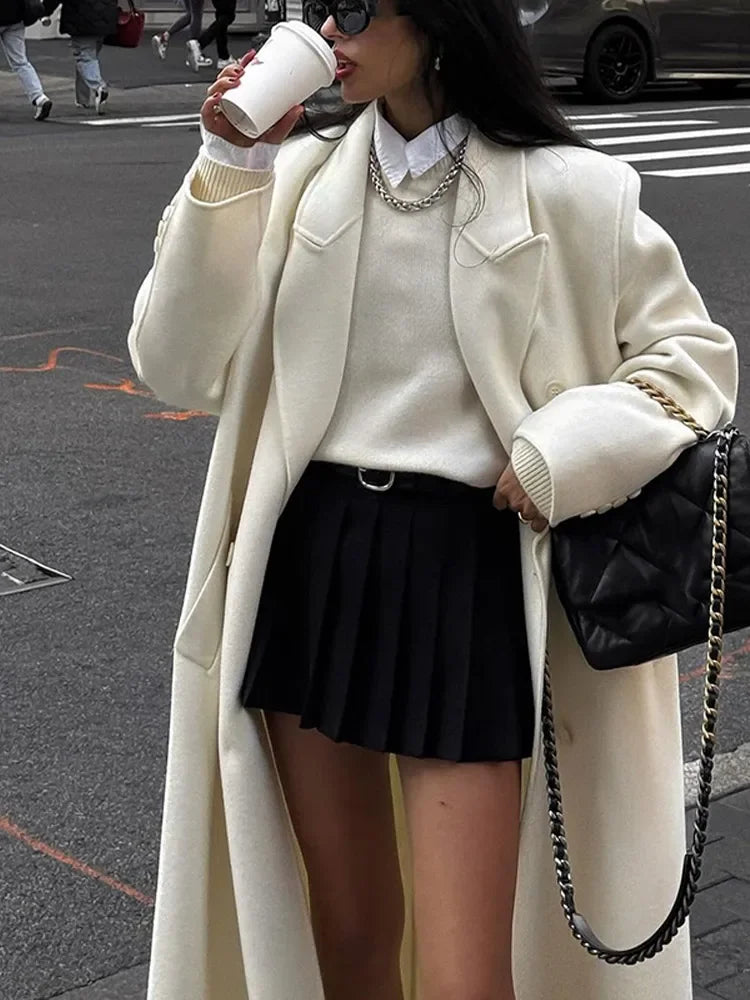 Joyce Elegant Wool Coat