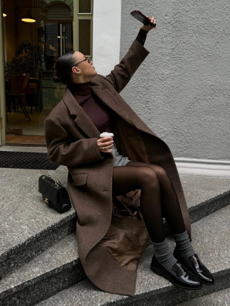 Stephanie Wool Overcoat