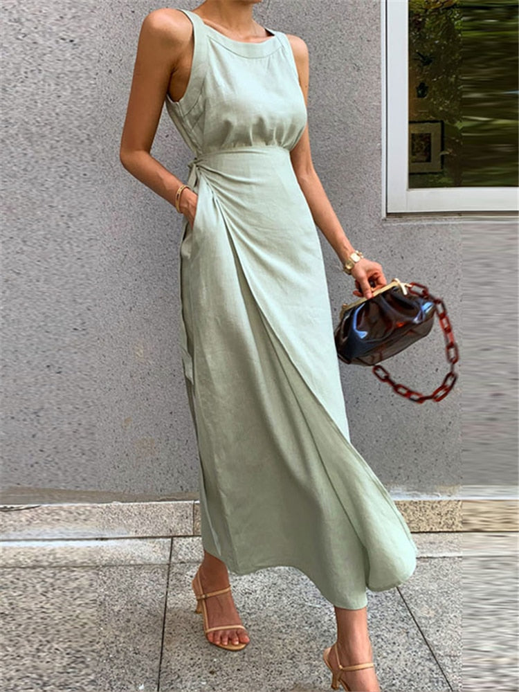 Loreen Linen Dress