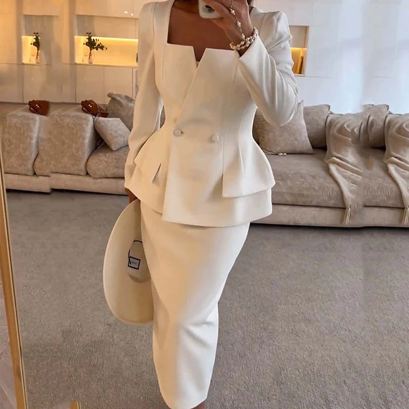 Amanda Elegant Set (Jacket/Skirt)