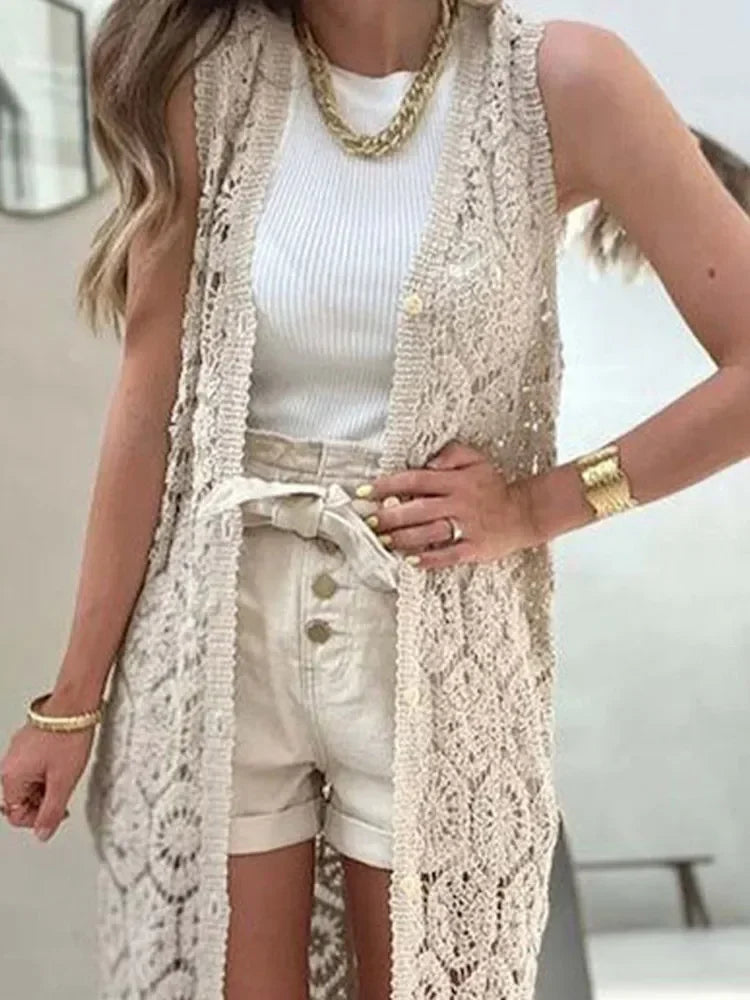 Boho Long Dress/Cardigans