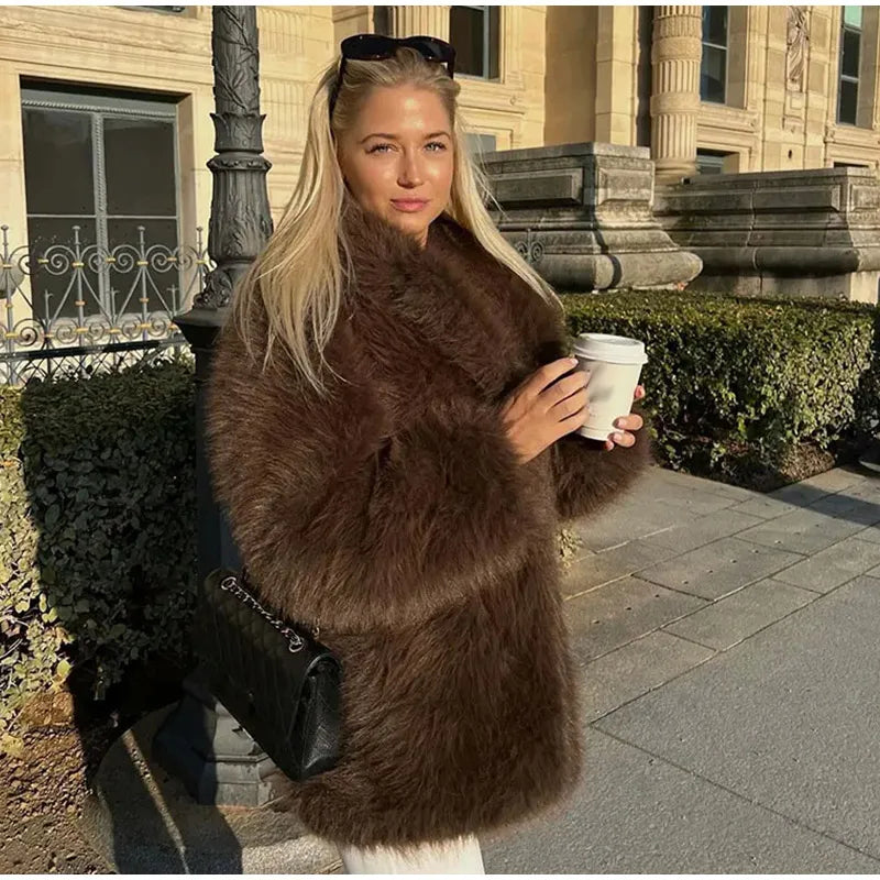 Barbara Faux Fur Coat