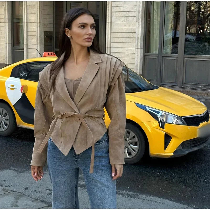 Nancy Jacket Leather/Suede