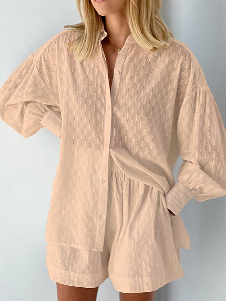 Meghan Set (Blouse/Shorts)