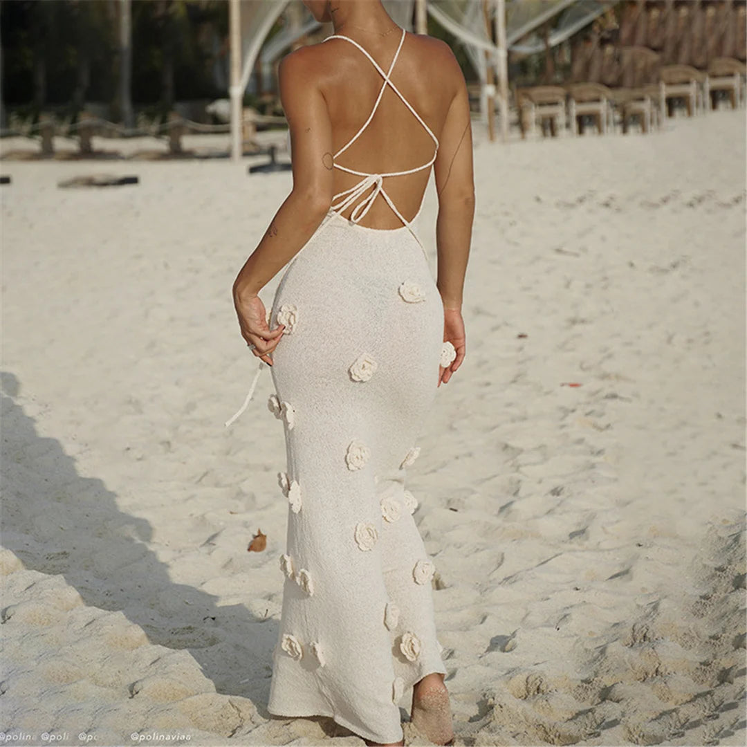 Flower Knitted Dresses