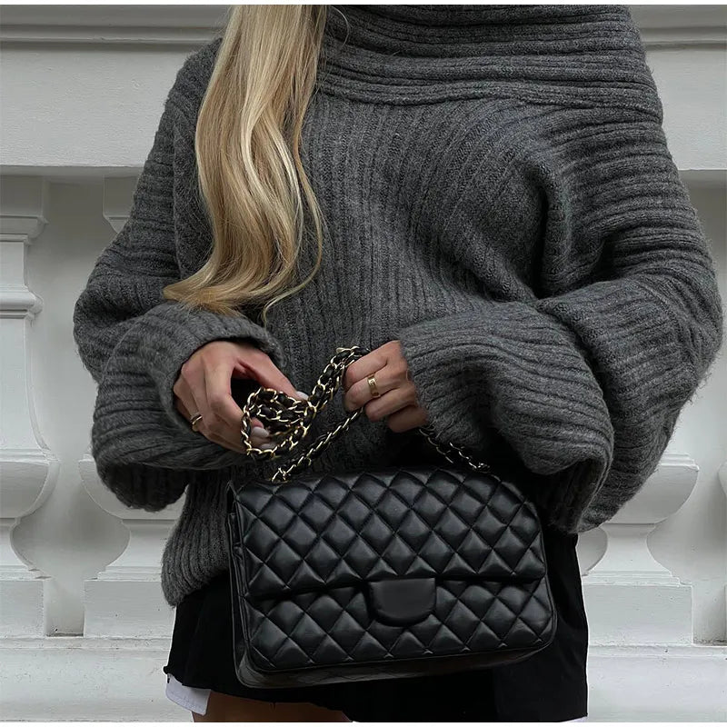 Janet Slash Neck Sweater