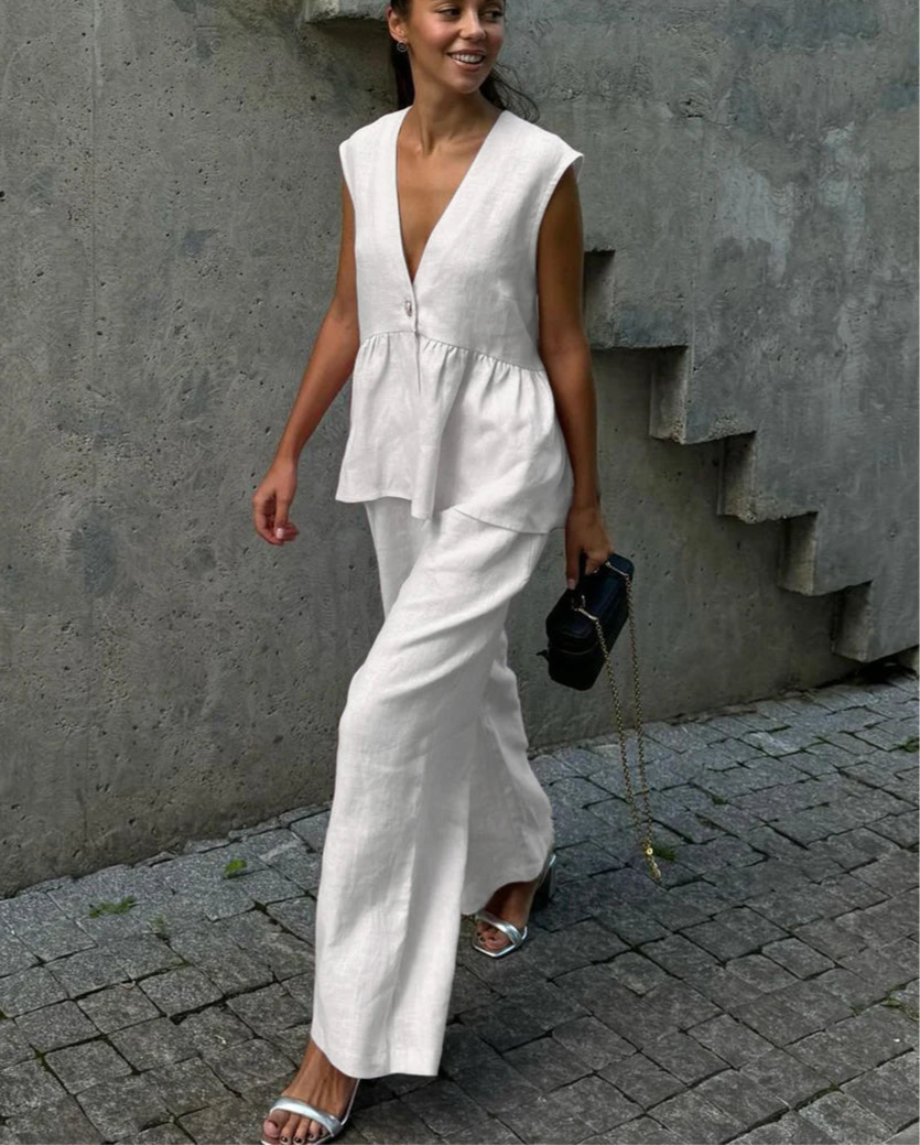 Loretta Cotton Set (Top/Pants)