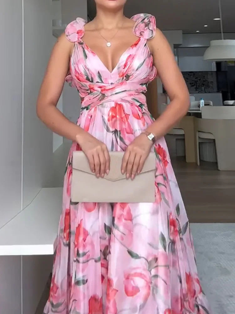 jennifer deep v maxi dress Jennifer Maxi Dresses – Unpacking Shop