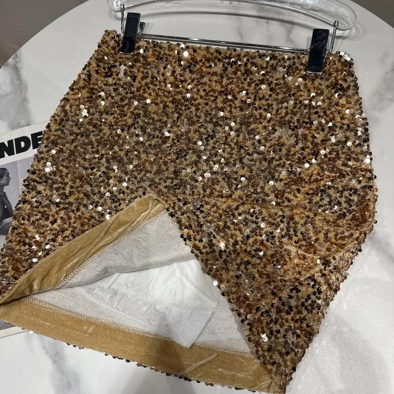 Eva Sequin Skirt