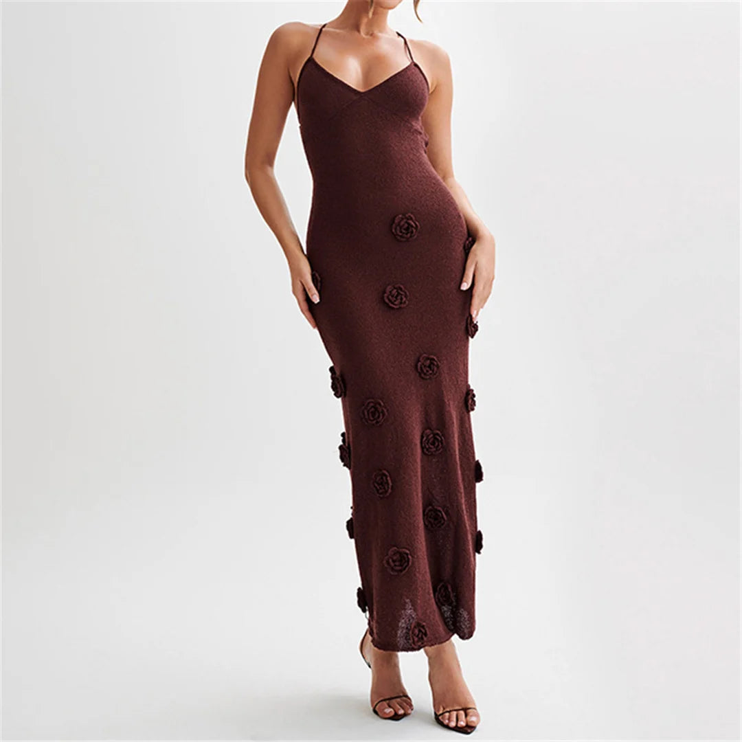 Flower Knitted Dresses