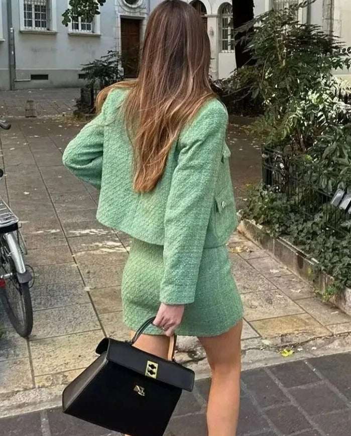 Emma Tweed Suit (Blazer/Skirt)