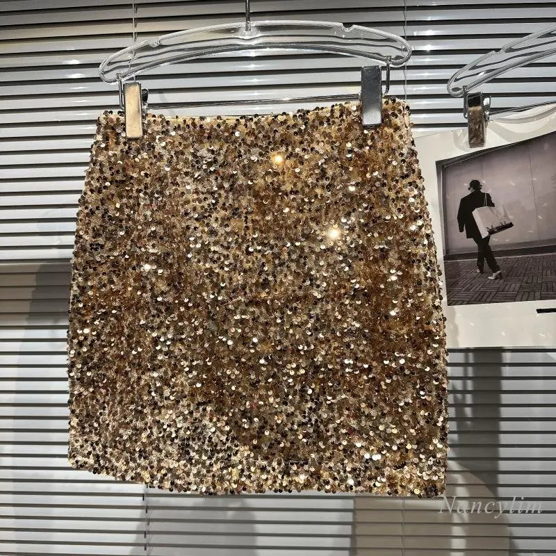Eva Sequin Skirt