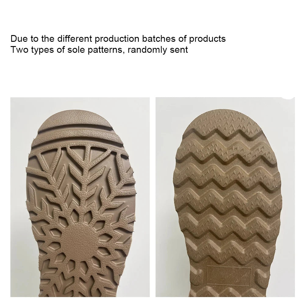 Mary Boots (Natural Fur, Suede Leather)