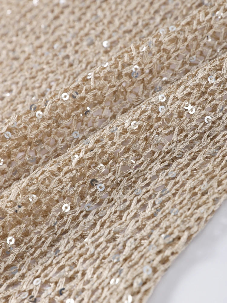 Heather Sequin Sweater