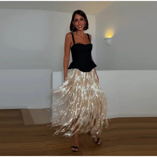 Diane Sequined Skirt