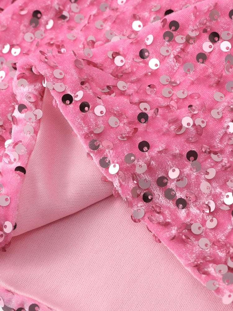 Shiny Party Dress With bow