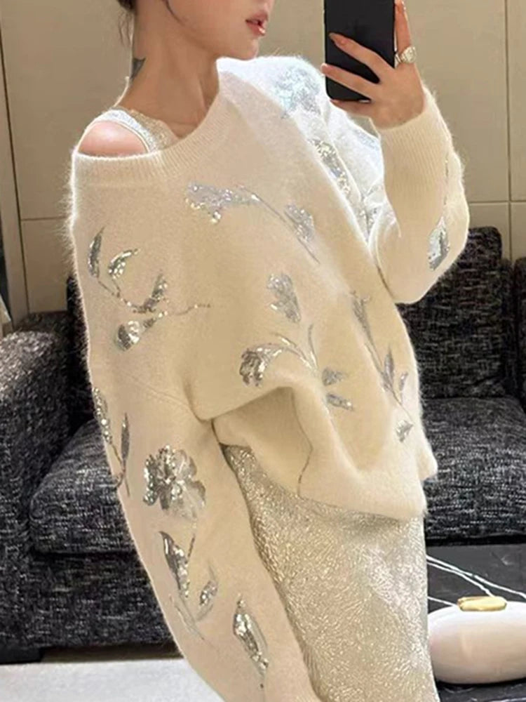 Julia Sequin Sweater