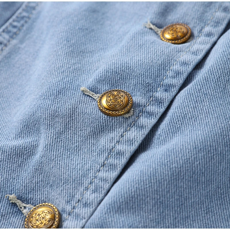 Patricia Denim Set (Vest/Pants)