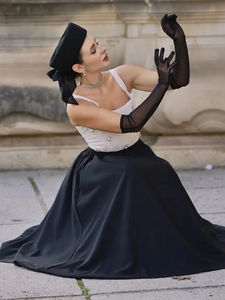 Sofia Elegant Set (Crop Top/Skirt)