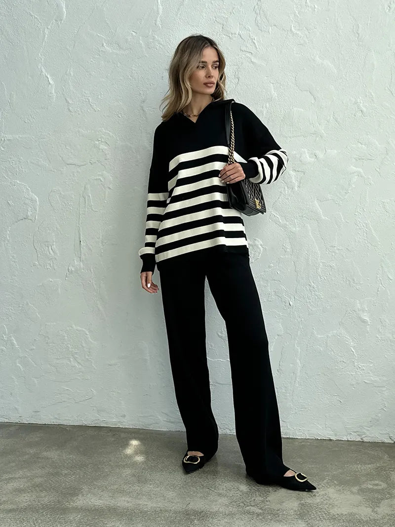 Sandra Knitted Set (Sweater/Pants)