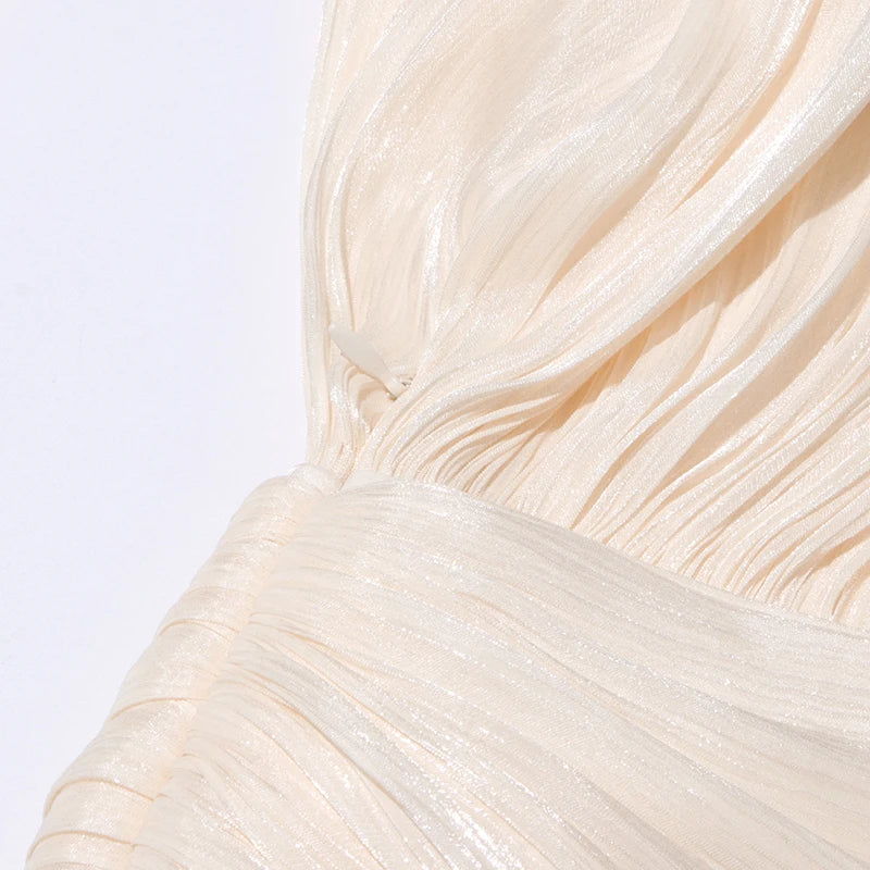 Beatrice Blouse/Mini Dress (with nude shorts)